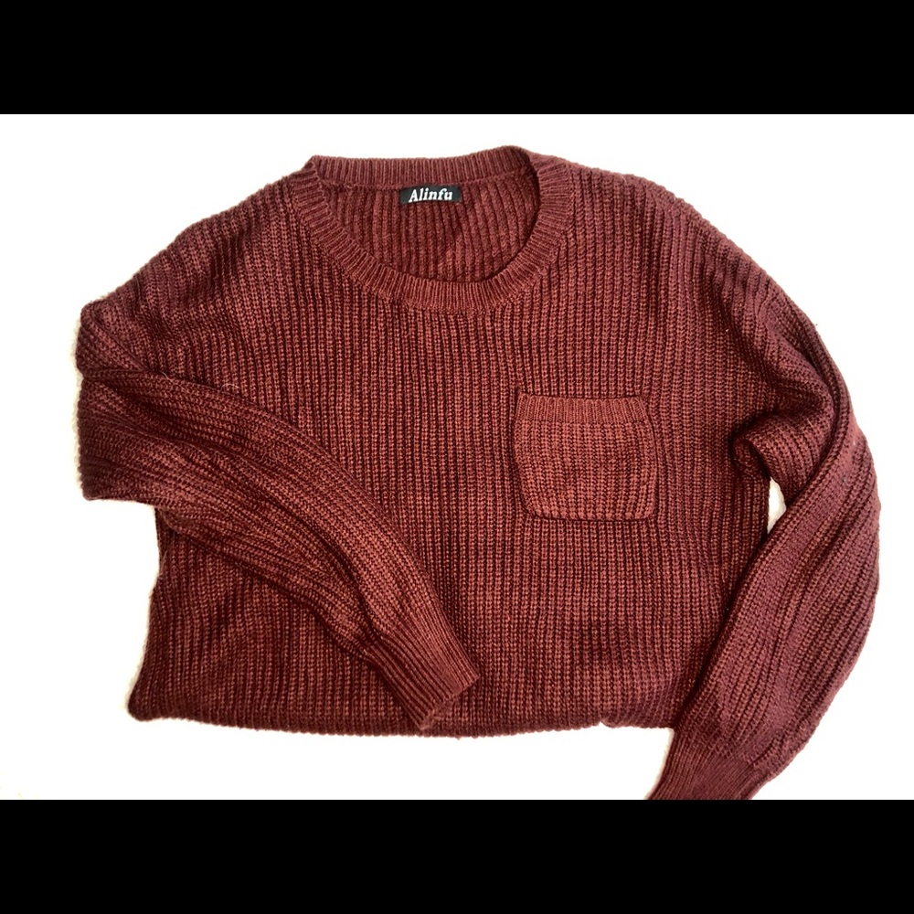 Maroon sweater